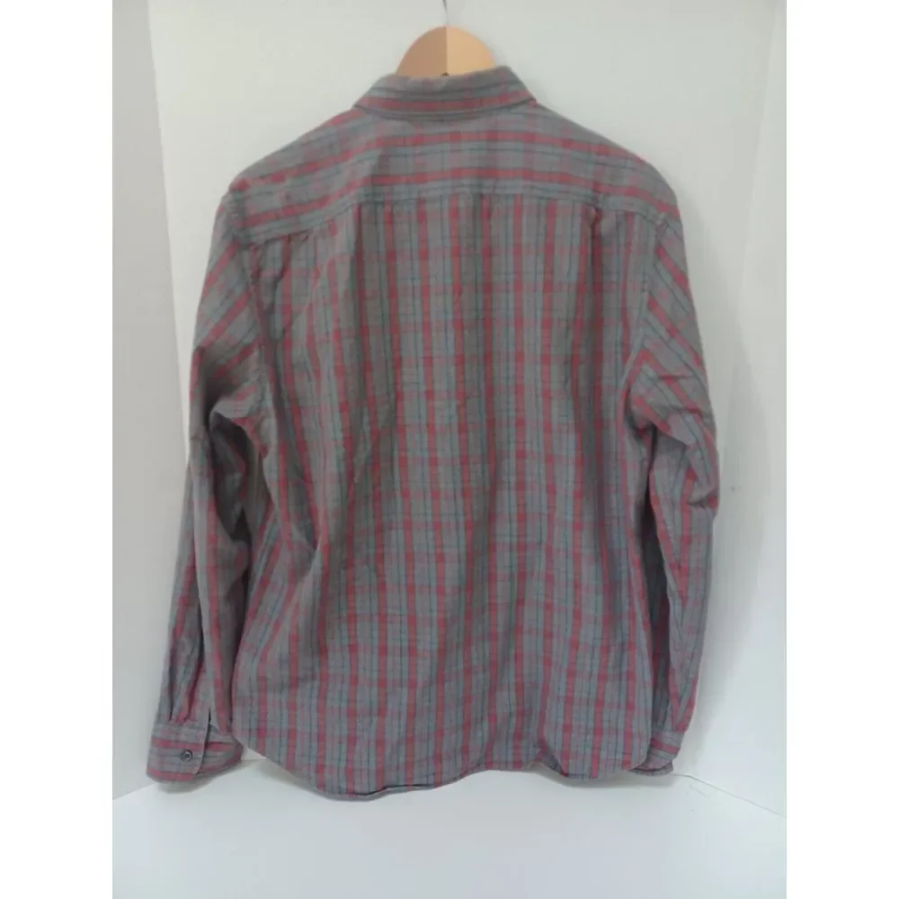 J. CREW Plaid‎ Button Down Mens Large